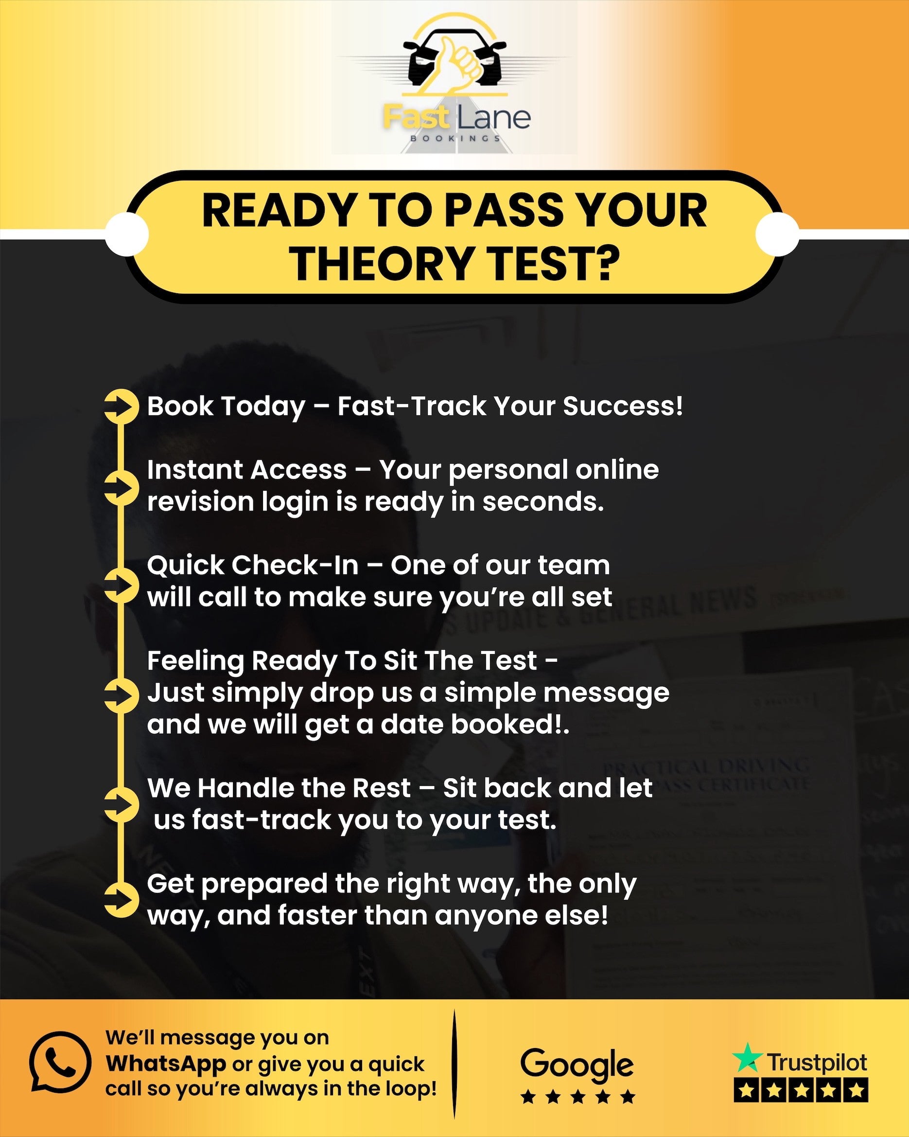 FastLane Premium Theory Test Package 💻